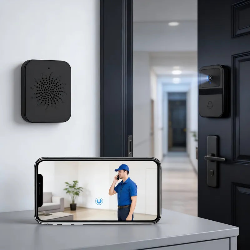 CAMARA CON TIMBRE.-- TIMBRE INALAMBRICO CON VIDEO CAMARA INTELIGENTE WIFI